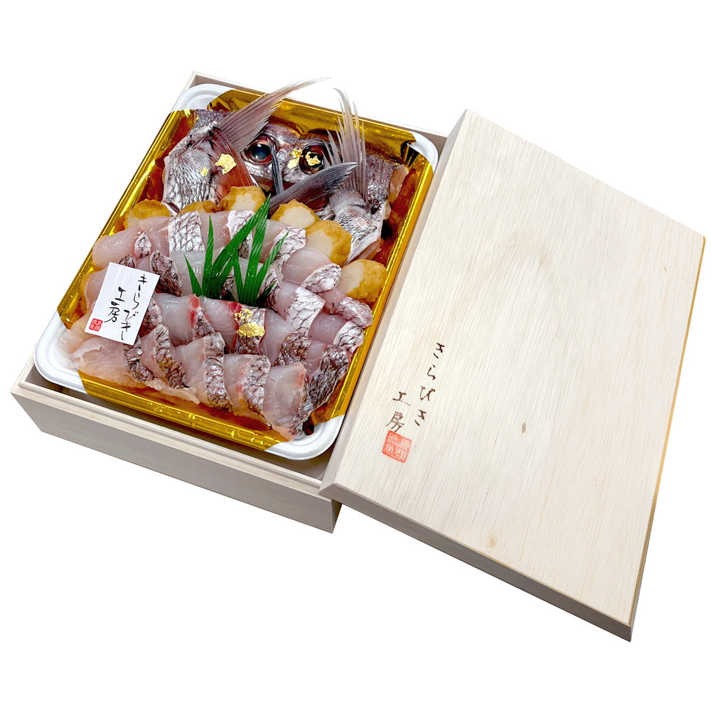 徳島・仲卸 「きらびき工房」 天然鳴門鯛のしゃぶしゃぶ(産直)