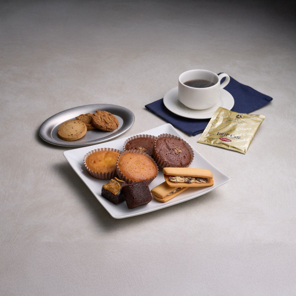 ホテルオークラ スイーツ7種食べ比べ&コーヒーセット（13個） – AOYAMA