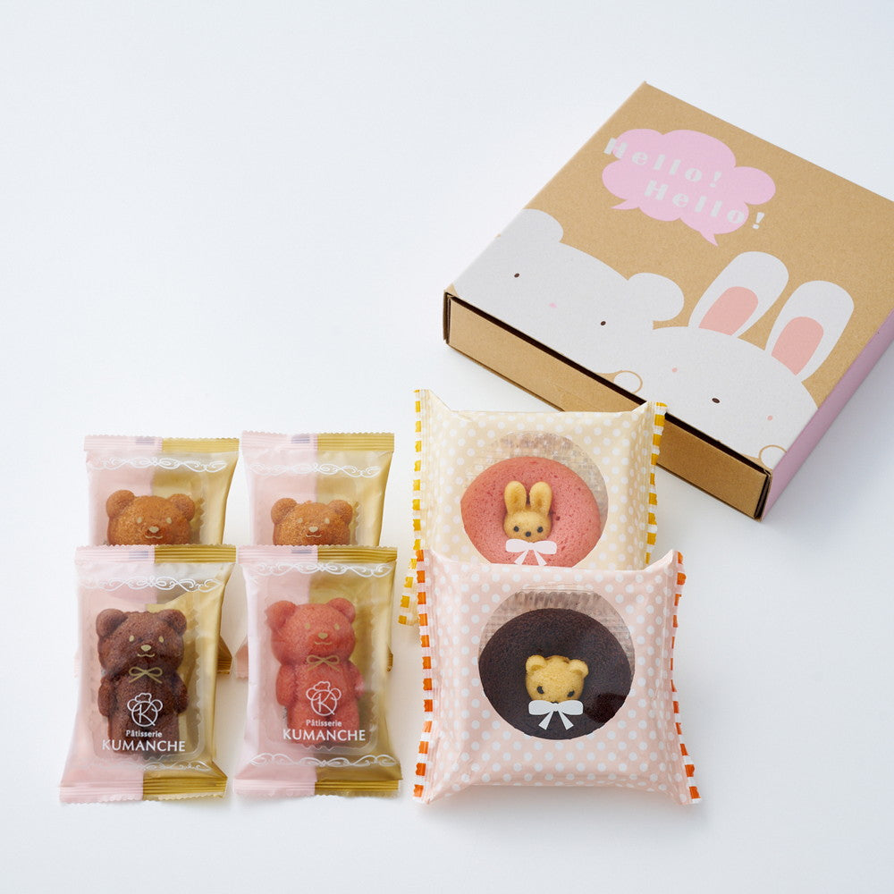 パティスリークマンシ&アニマルドーナツ 5種食べ比べ(6個)