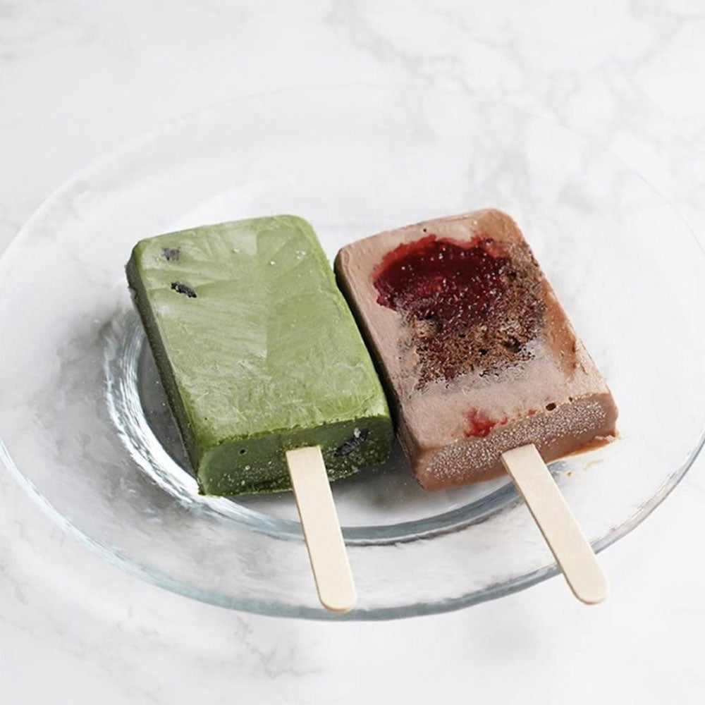 白金スイーツ スイーツアイス 2種食べ比べ(抹茶、ガトーショコラ)