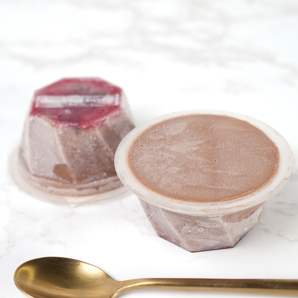 白金スイーツ 手作りアイスクリーム(ガトーショコラフランボワーズ)3個