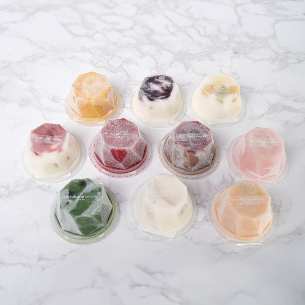 shirokane sweets TOKYOプレミアム手作りアイスクリーム フルーツヨーグルト 3個入り