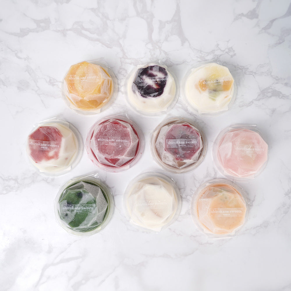 shirokane sweets TOKYOプレミアム手作りアイスクリーム マンゴーオレンジ 3個入り