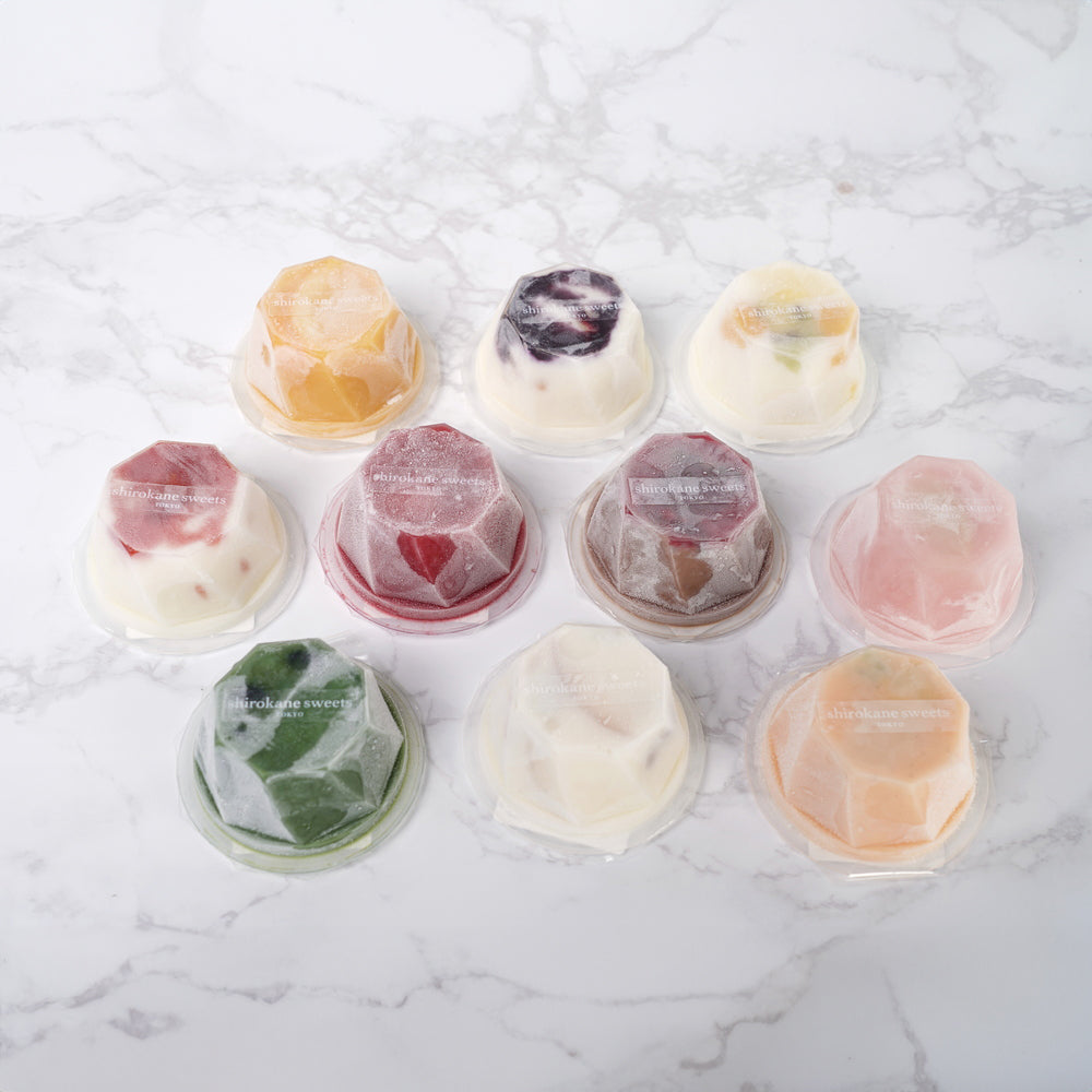 shirokane sweets TOKYOプレミアム手作りアイスクリーム ピーチレモン 3個入り