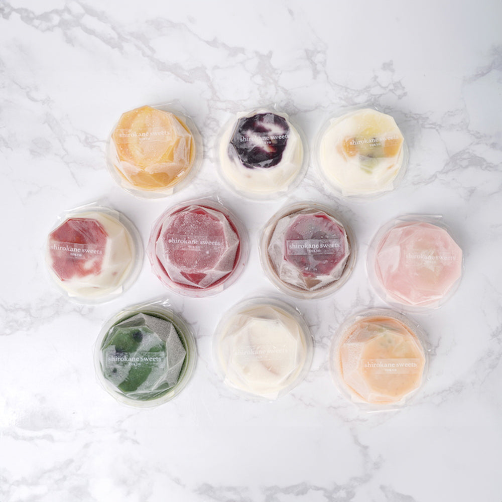 shirokane sweets TOKYOプレミアム手作りアイスクリーム ピーチレモン 3個入り