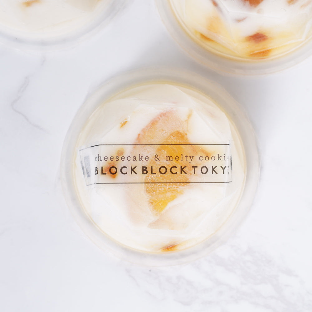 BLOCK BLOCK TOKYOBLOCK BLOCK TOKYO バスク手作りアイスクリーム(オレンジ)3個入