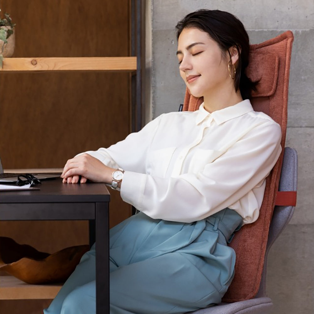 アテックスルルド ハイバックマッサージャーAX-HP210br(オレンジブラウン)