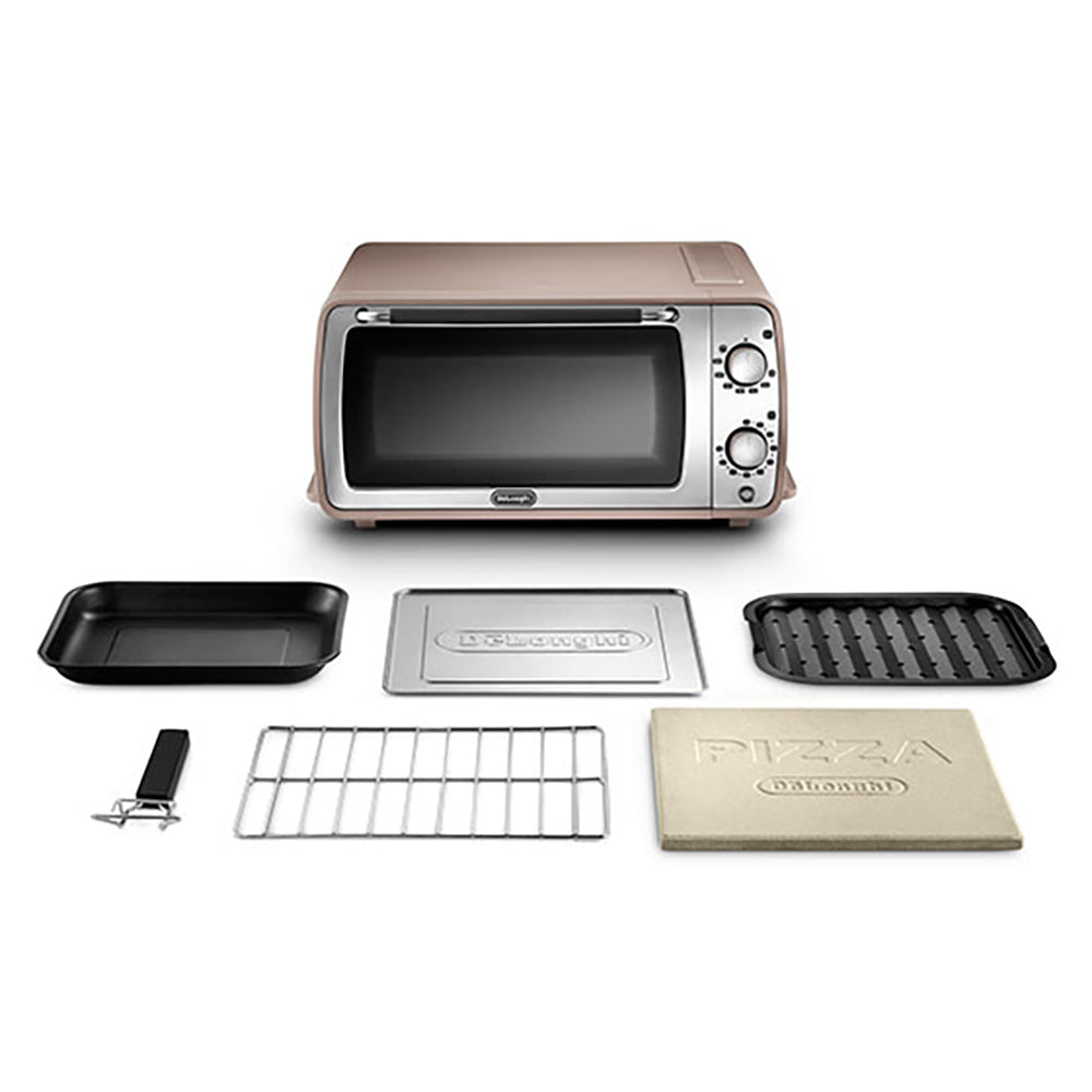 デロンギ ディスティンタ・ペルラ コレクション オーブン&トースター(ピンクEOI408J-PK)