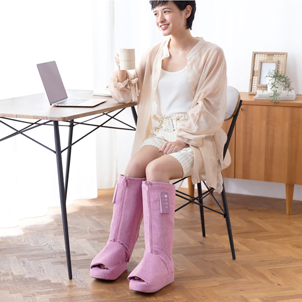 アテックスルルド レッグマッサージャー スッキリブーツ(ブラック)