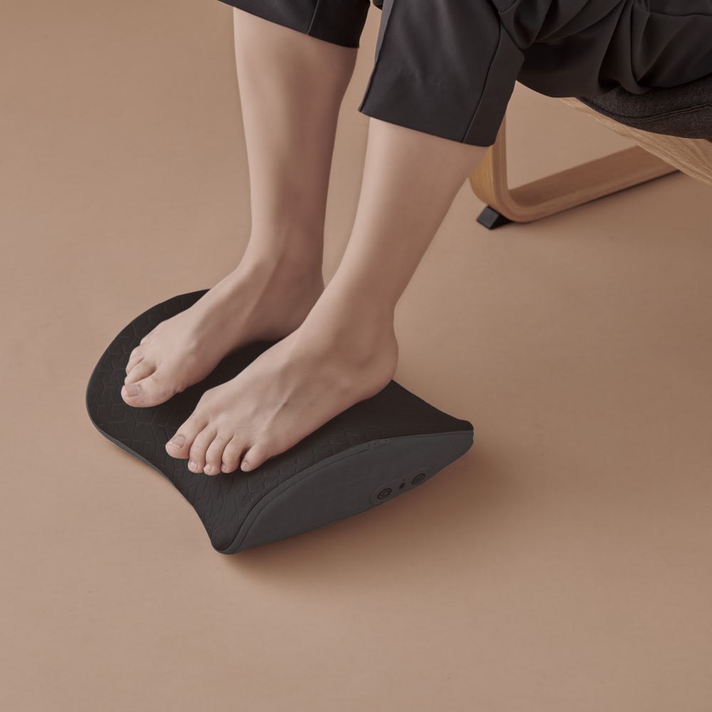 アテックストール コードレスマッサージクッション(ダークグレー)