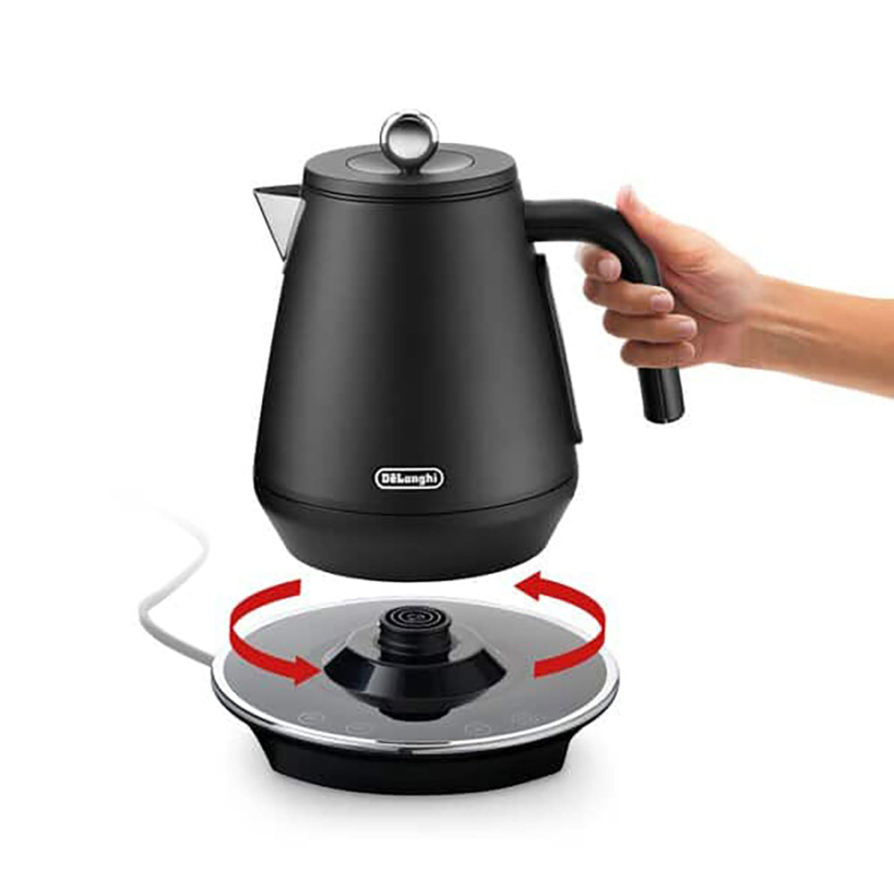 デロンギ エクレティカ 温度設定機能付き電気ケトル ボールドブラック