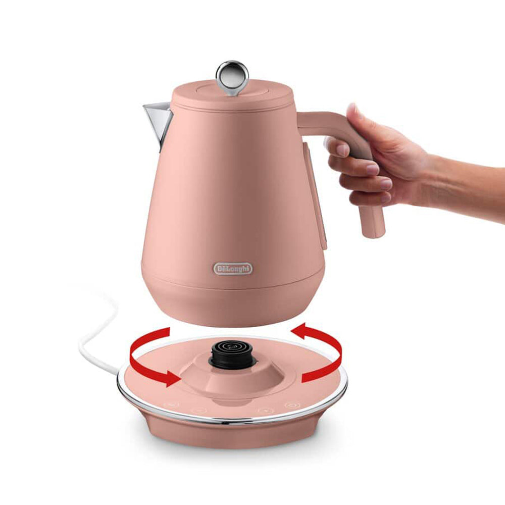 デロンギ エクレティカ 温度設定機能付き電気ケトル プレイフルピンク