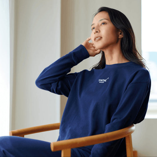 【一般医療機器】リカバリーウェアBAKUNE スウェット上下 ネイビー(Unisex XS)