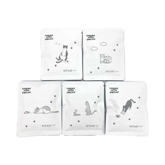 デカフェコーヒー専門 イノセントコーヒー NYAN coffeeドリップバッグセット 10pc