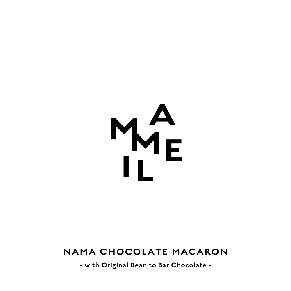 MAMEIL NAMA CHOCOLATE MACARON(生チョコレートマカロン)‑Chocolate‑6個
