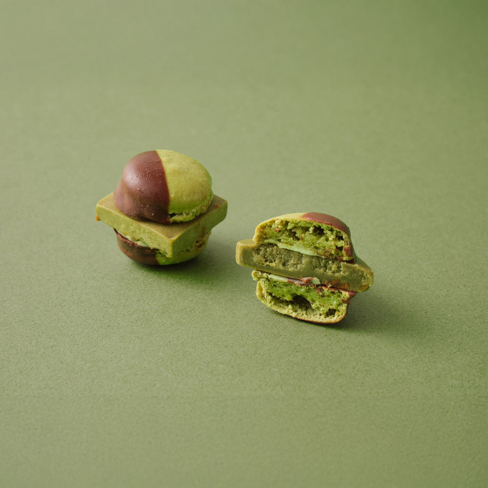 MAMEIL NAMA CHOCOLATE MACARON(生チョコレートマカロン)‑Choco&Pistachio‑計6個