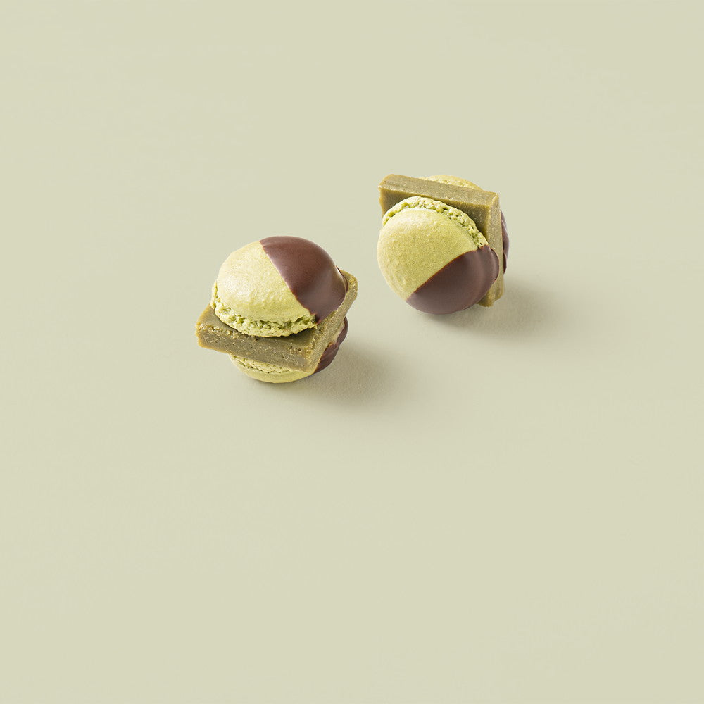 MAMEIL NAMA CHOCOLATE MACARON(生チョコレートマカロン)‑Choco&Pistachio‑計6個