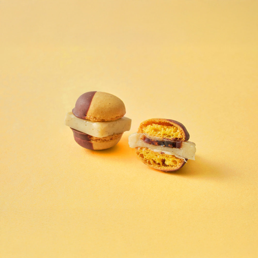 MAMEIL NAMA CHOCOLATE MACARON(生チョコレートマカロン)‑Choco&Creme brulee‑計6個