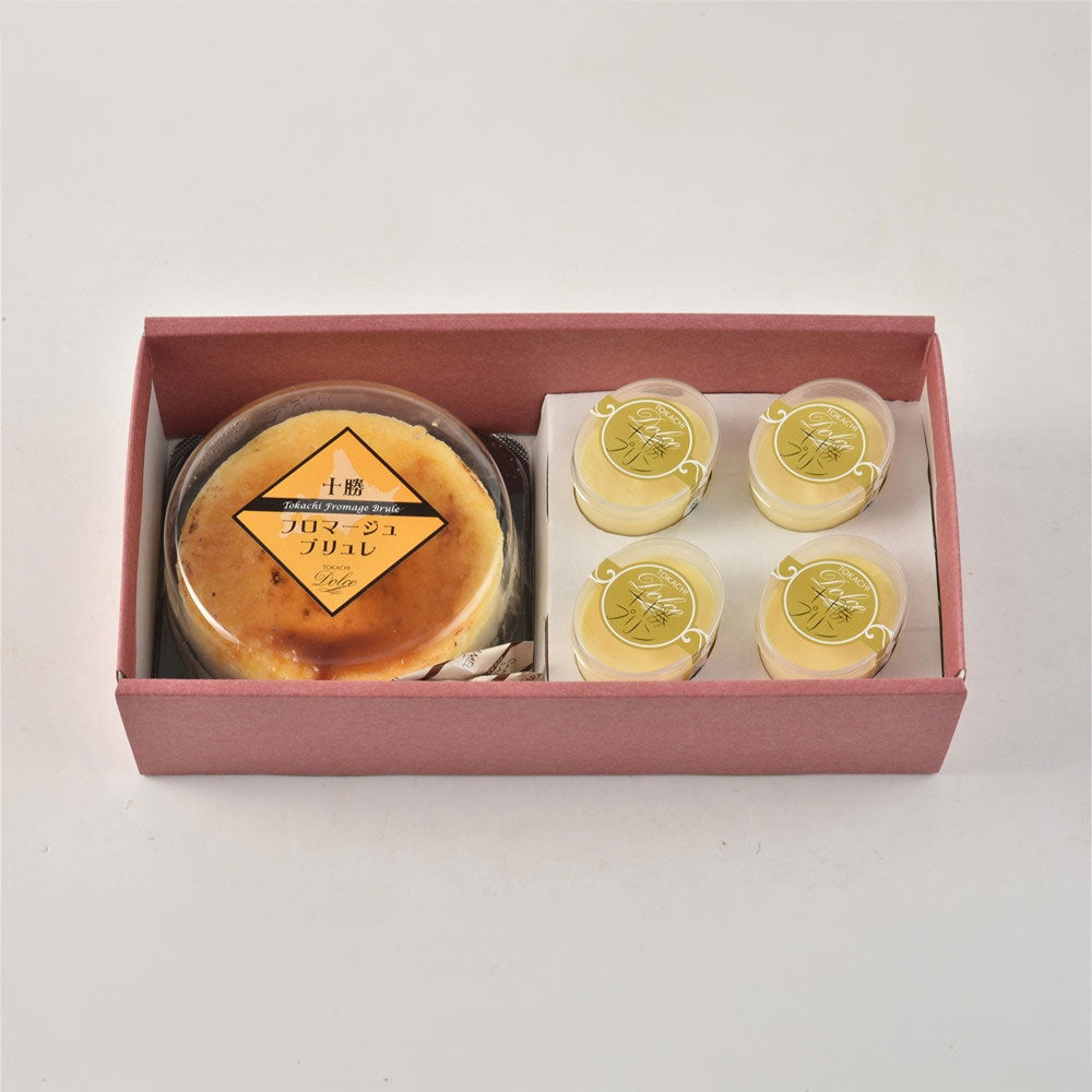 北海道十勝牧場 フロマージュブリュレ&プリン食べ比べ