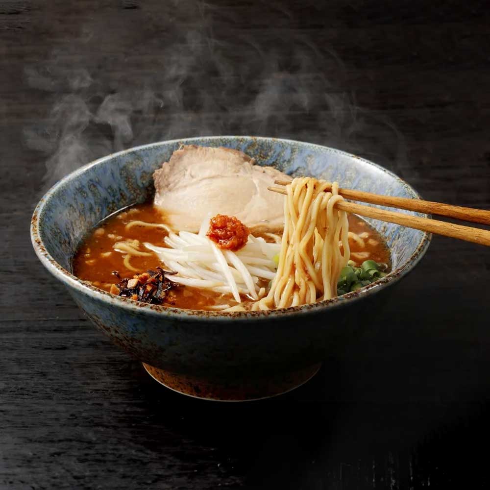 【Happy Birthdayカード付】「ラーメン札幌 一粒庵」×「藤原製麺」味噌ラーメン生麺(2食)