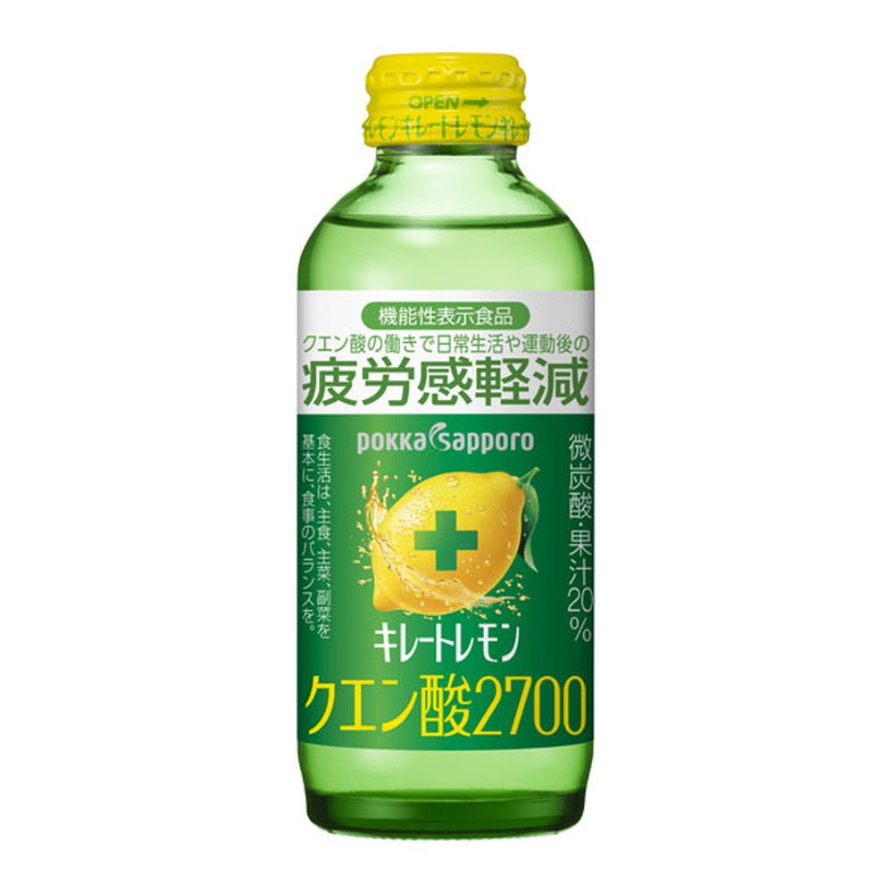 ポッカサッポロ キレートレモン クエン酸2700 瓶 155ml 24本