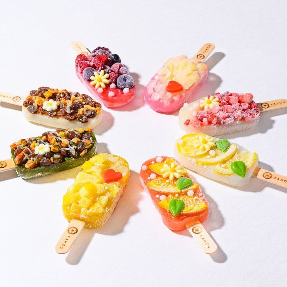京都 果朋KAHOU 果氷-kaori- 全8種食べ比べ（16本） – AOYAMA GIFT SALON