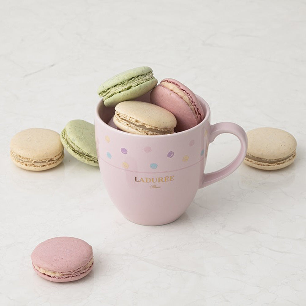 LADUREE(ラデュレ)マグカップ マカロン・ローズ