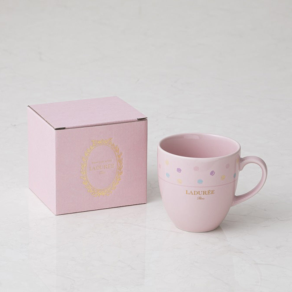 LADUREE(ラデュレ)マグカップ マカロン・ローズ