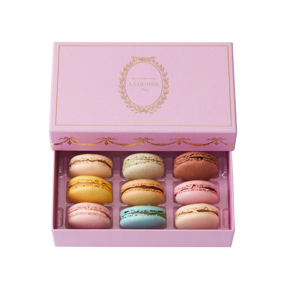 LADUREE(ラデュレ)アンタンポレル・パルム マカロン9個入り