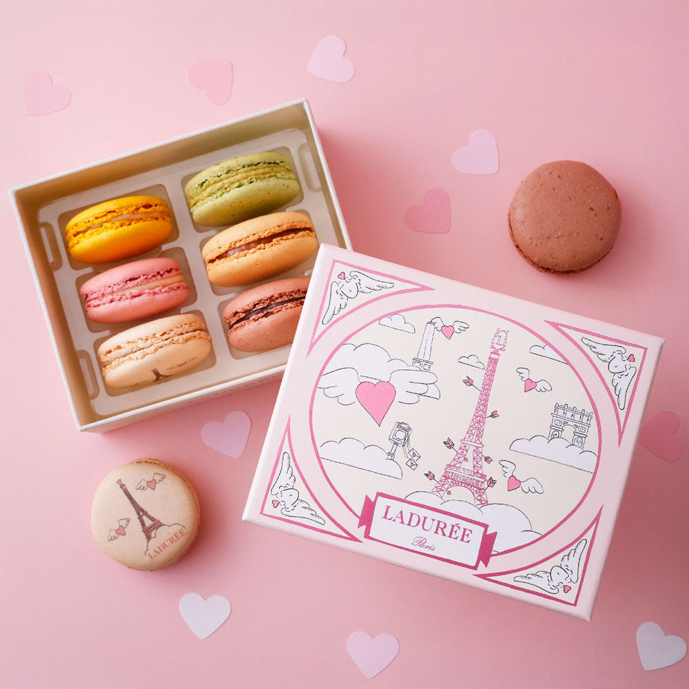 LADUREE（ラデュレ）アムール・ド・パリマカロン6個入り – AOYAMA GIFT