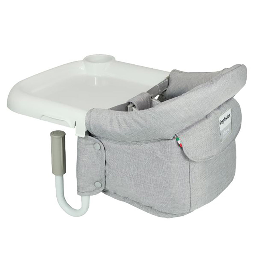 Inglesina(イングリッシーナ)ファスト ベビーテーブルチェア(トレー付)シングルグレー