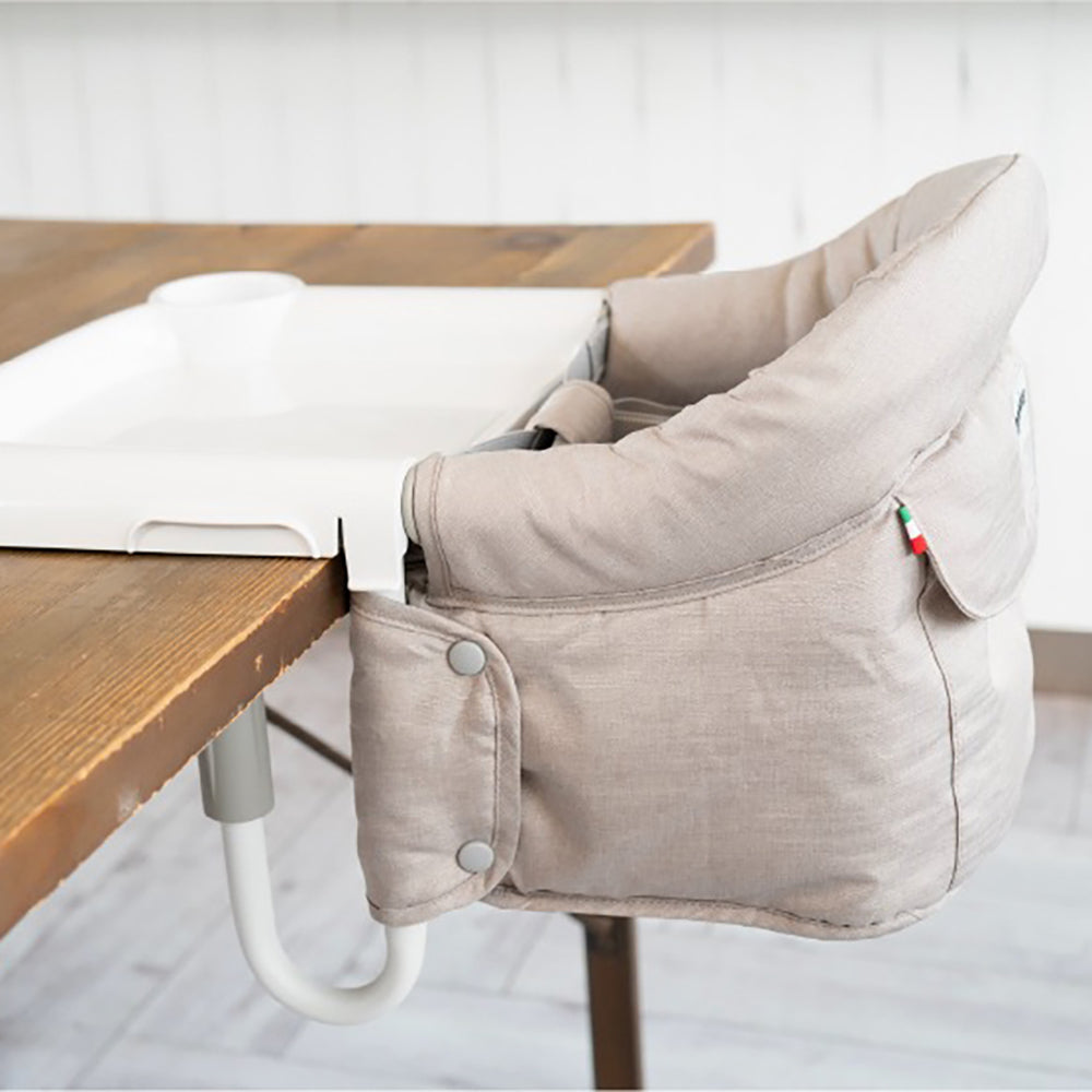 Inglesina(イングリッシーナ)ファスト ベビーテーブルチェア(トレー付)シングルグレー