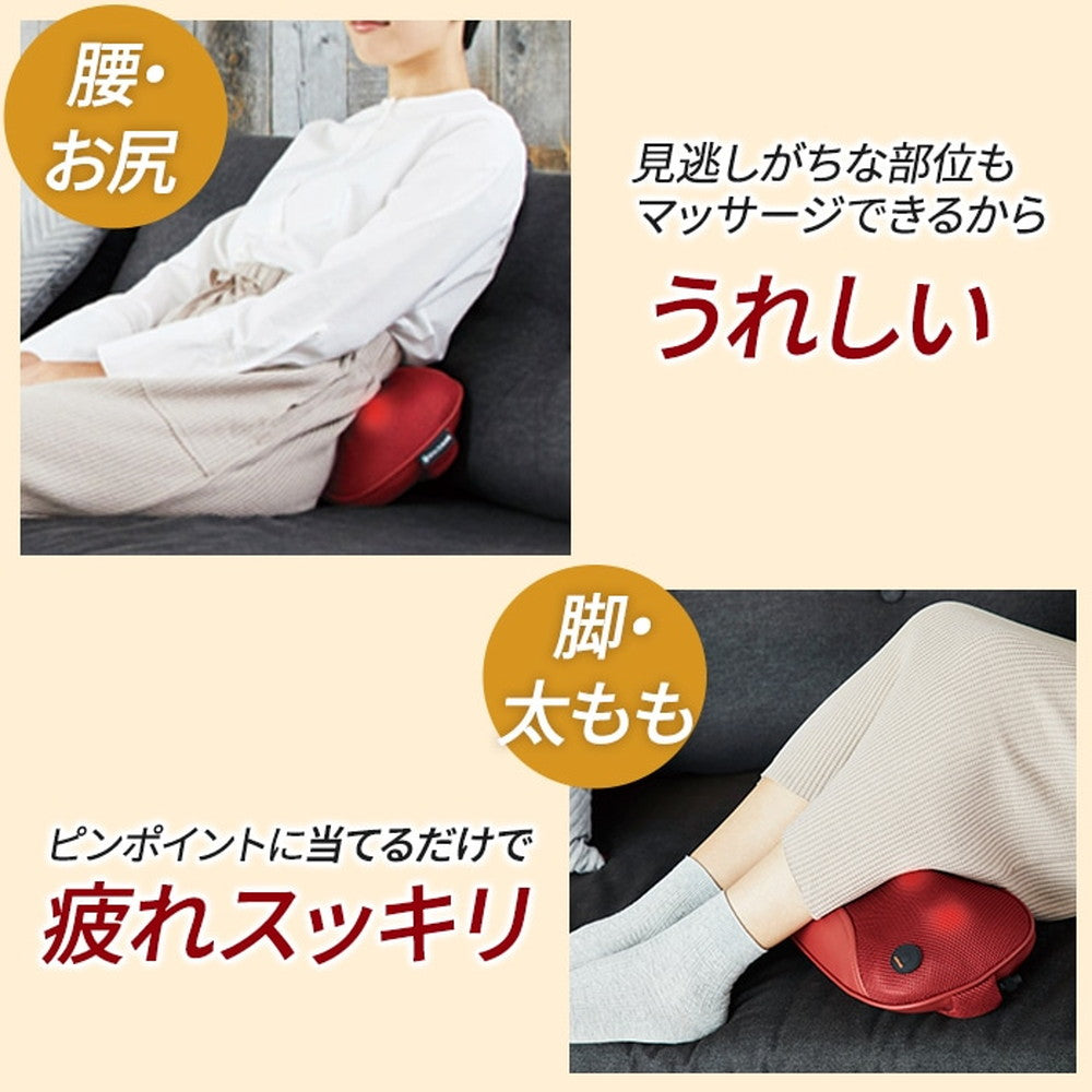 ドクターエア 3DピローSコードレス (ブラック)