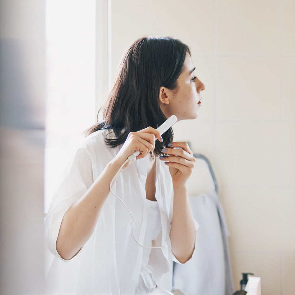 FESTINO(フェスティノ)USB スタイリング ヘアアイロン ホワイト