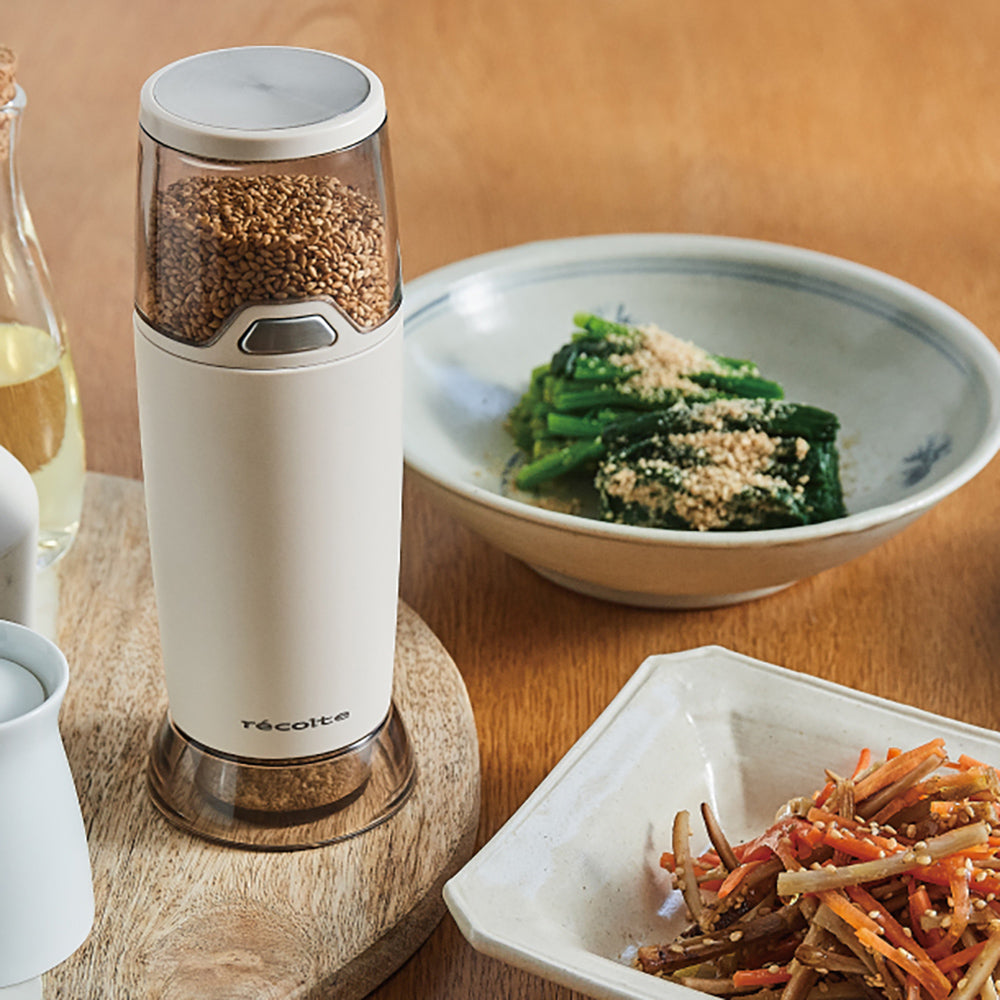 recolte(レコルト)電動ゴマスリ クリームホワイト