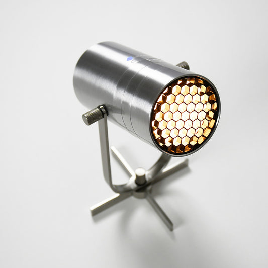 「MoriMori」 LED スポットライトスピーカー シルバー