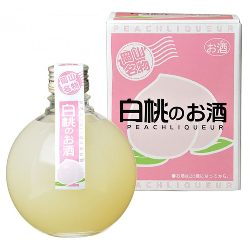 岡山で生まれたフルーツの2種お酒セット(白桃・マスカット)
