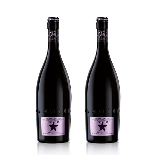 バルセロナNo1ブルワリーDAM社の「イネディット」プレミアムビール  ロゼ2本
