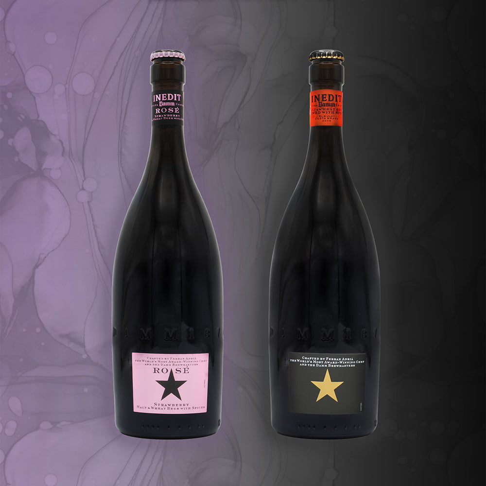 バルセロナNo1ブルワリーDAM社の「イネディット」プレミアムビール 飲み比べ 2本