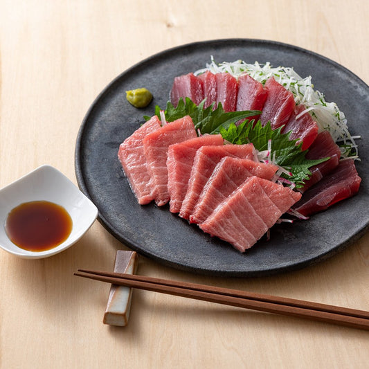 天然南まぐろ 赤身・中とろ刺身(定型柵)