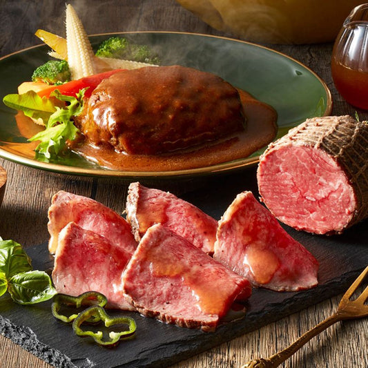 大阪 「洋食Revo」 黒毛和牛コンビセット