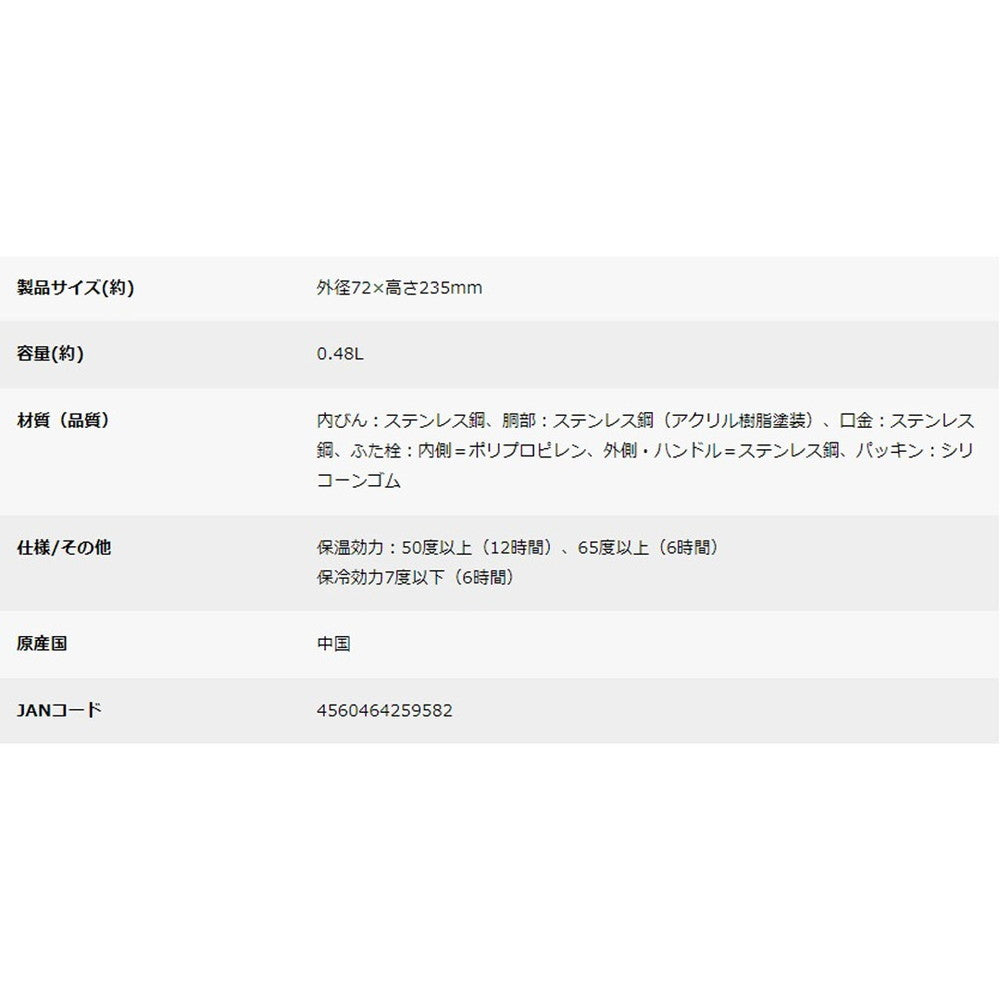 キャプテンスタッグ モンテ ハンガーボトル480(カーキ)