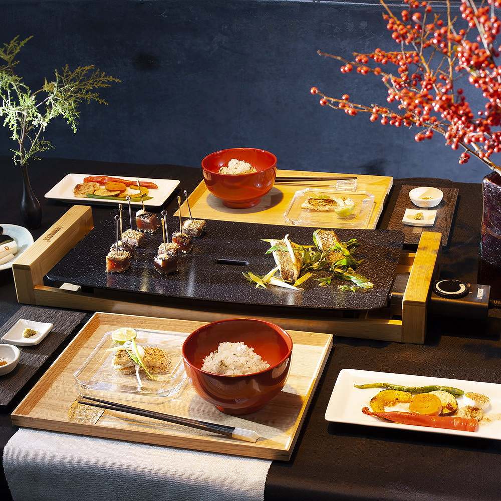 プリンセス PRINCESS Table Grill Stone ホットプレート(ブラック)