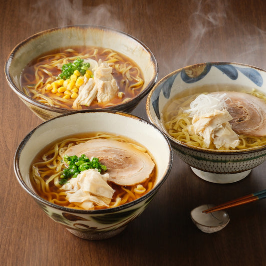 栃木・日光銘水ゆば専門店 「日光食品」 日光ゆばらーめん3種食べ比べ　6食