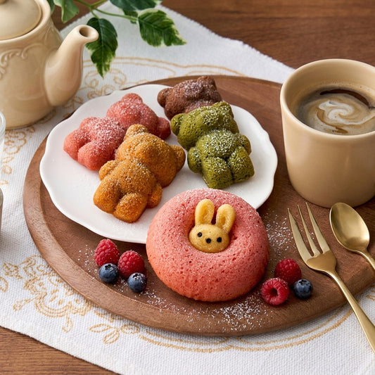 パティスリークマンシ＆アニマルドーナツ 4種食べ比べ（4個）