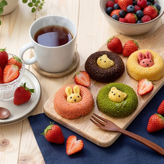 アニマルドーナツ 4種食べ比べ（4個）