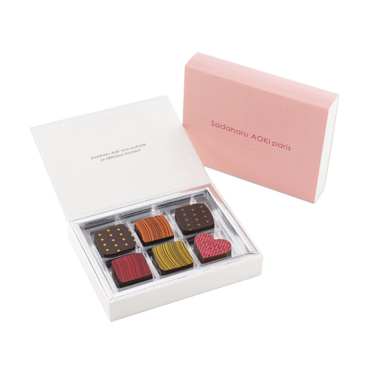 パティスリー・サダハル・アオキ・パリ ショコラ カレ 6P