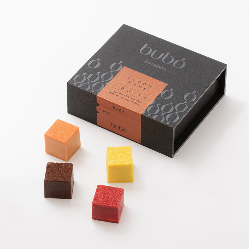ブボ・バルセロナ　キューブボンボン　フルーツ（4種）