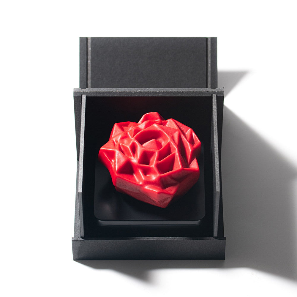 ブボ・バルセロナ　チョコスカルプチャー ジュエル　ローズ