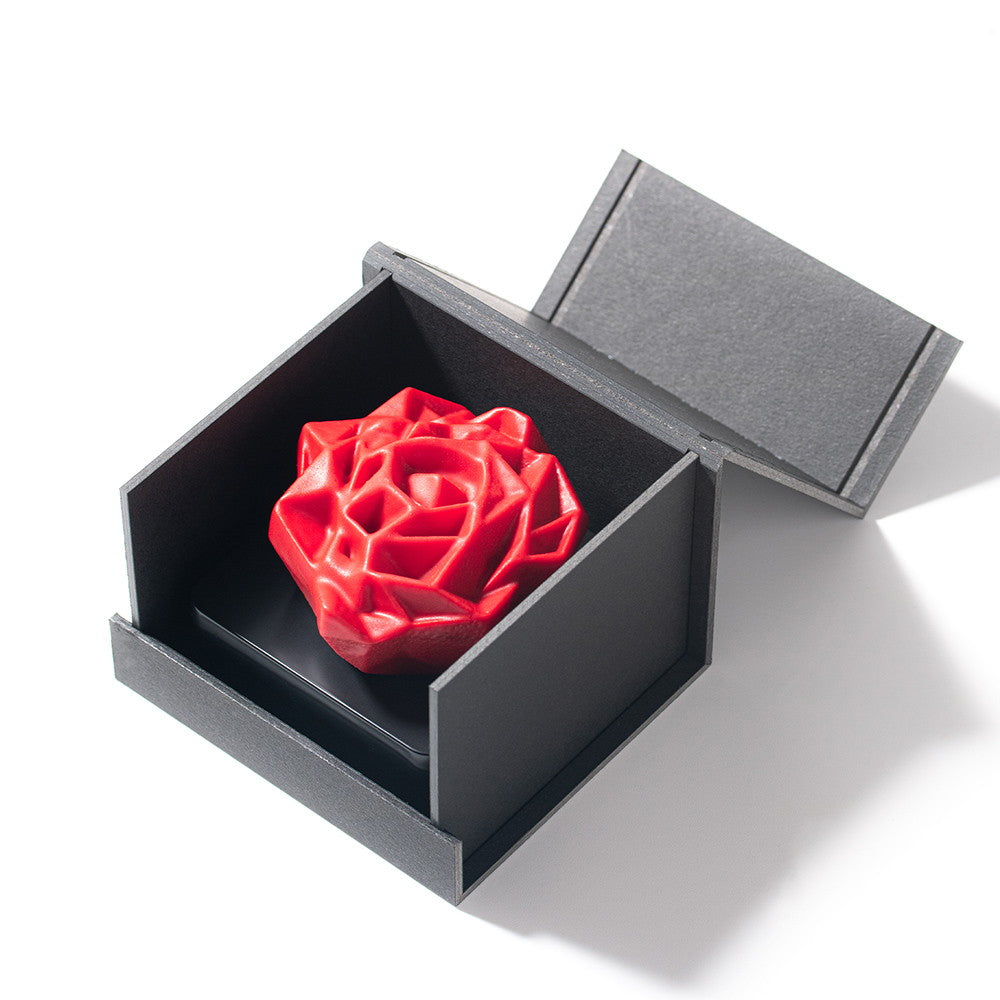 ブボ・バルセロナ　チョコスカルプチャー ジュエル　ローズ